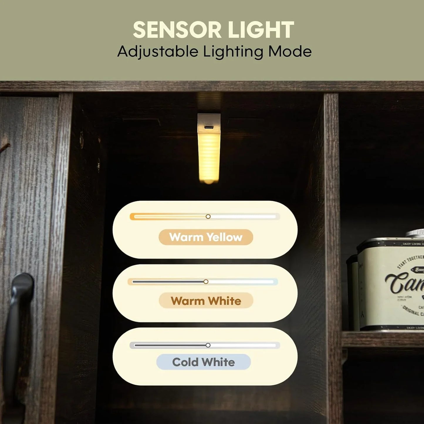 JanflyHome Cat Litter Box Enclosure, 43.3 inches Hidden Litter Box Furniture Cabinet with Storage, Cardboard, Light, Wood Indoor Cat House Washroom, Farmhouse Style, Rustic Brown Oak