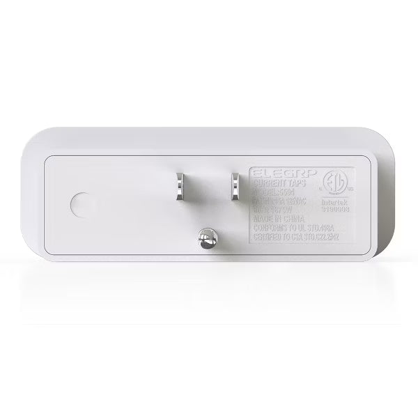 ELEGRP Triple Outlet Extender, 3 Prong Grounded Wall Tab with 3 Electrical Outlets for Travel Home Hotel Office, ETL Listed, White ¨3 Pack)