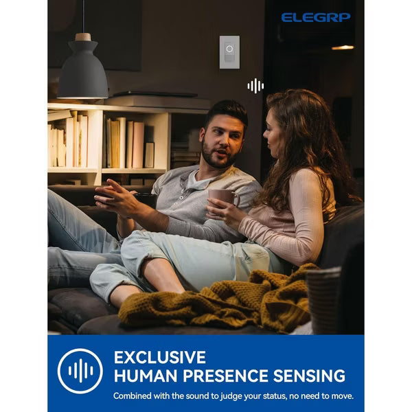 ELEGRP Matter Supported Mini Smart Plug, Smart Outlet 15A/1800W Max, Compatible with Apple Home/Siri/Alexa/Google Home/SmartThings