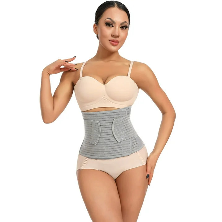 Arsvita Abdominal Binder Post Surgery Tummy Tuck, Postpartum Belly Band Wrap, Post C Section Belly Binder Recovery, Stomach Compression Hernia Belt for Women after Pregnancy, Hysterectomy