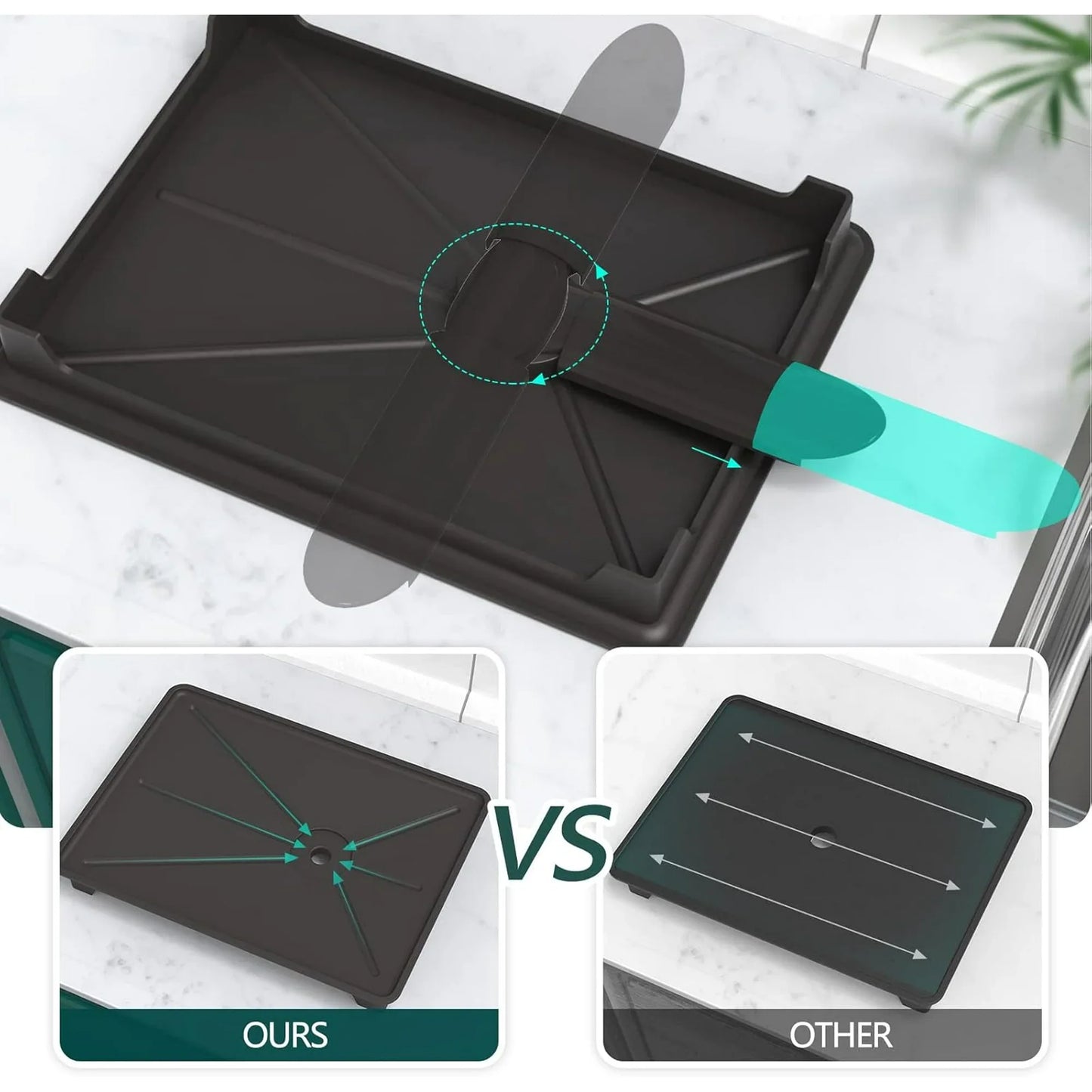 Dish Drying Rack: 2 Tier Dish Racks for Kitchen Counter and Sink - Large Dish Drying Rack with Drainboard & Utensil Holders - Stainless Steel Dish Drainers Kitchen Organization and Storage