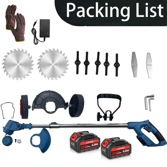 Susuzi Cordless Electric Weed Wacker, 21 V, Extendable String Trimmer