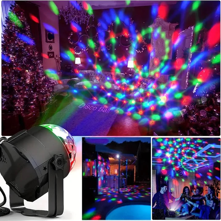 FanFun Disco Ball Party Light, Screw-In, LED, Color-Changing, RGB Strobe Light