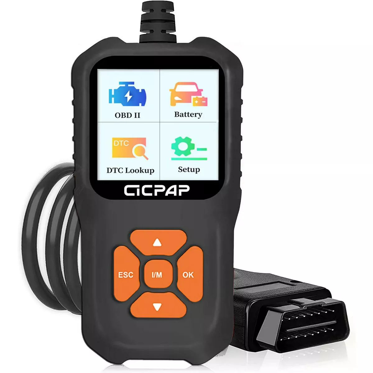 Belatt OBD2 Scanner Code Reader, Engine Fault Diagnostic Tool, Read/Clear Codes, Freeze Frame, I/M Readiness, Vehicle Info, DTC Lookup, 1996+ Vehicles