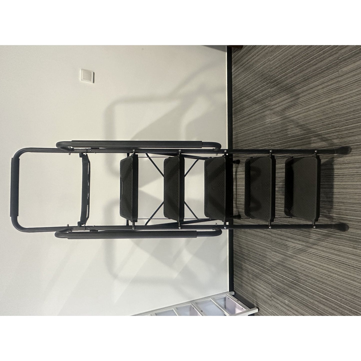 PhiloDeco 5 Step Ladder, Ladders for Home, Anti-Slip Pedals, Aluminum Step Stool Foldable, Lightweight to Move, Ease of Storage, Hold 300lbs - Black