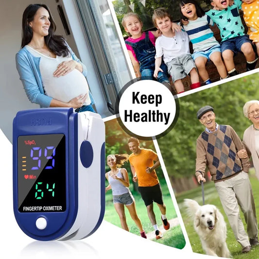 SUWU Fingertip Pulse Oximeter,Blood Oxygen SpO2 Sports and Aviation Fingertip Monitor,Pediatric Pulse Oximeter with Lanyard