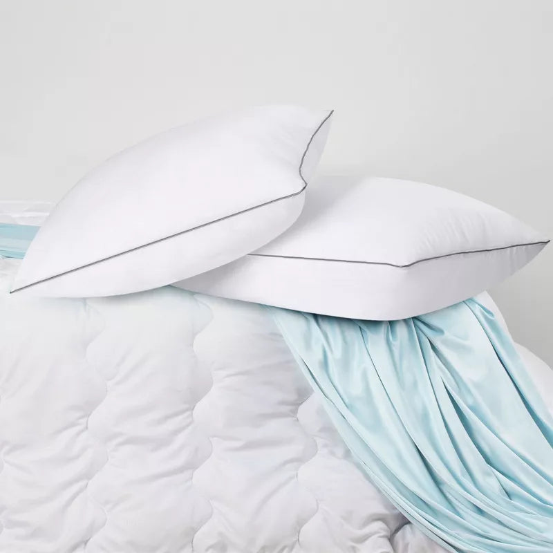 Hyleory Ultra Soft 100% Polyester Bed Pillows for Heavenly Dreams  Choose Your Perfect Size!