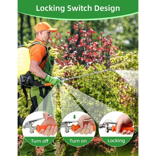 Fixdono Stainless Steel Watering Wand, 29 Universal Sprayer Wand Replacement, Perfect for Garden