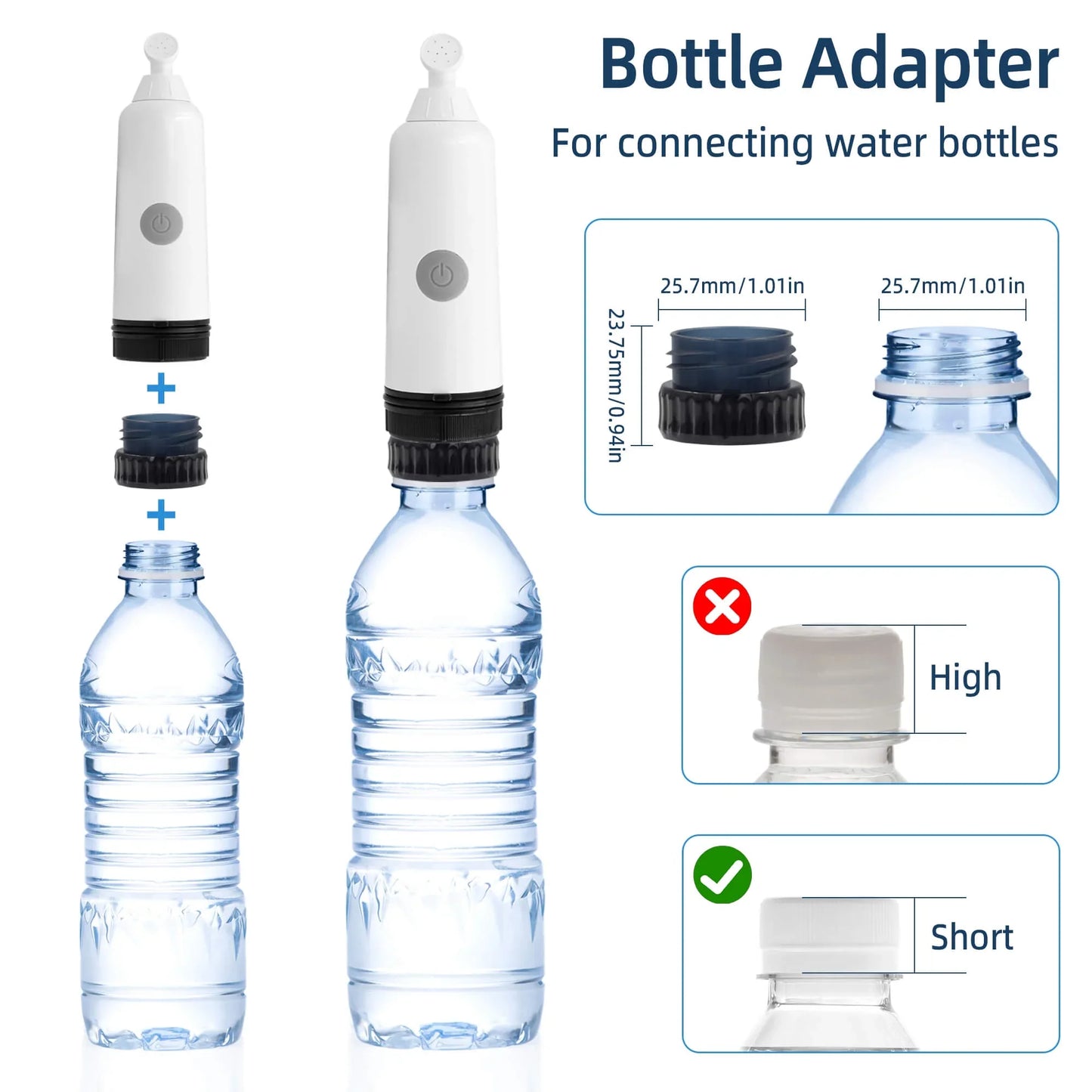 Sentryse Portable Bidet for Travel, 280ML Large Capacity Rechargeable Handheld Personal Travel Bidet for Women Men Cleaning, Black