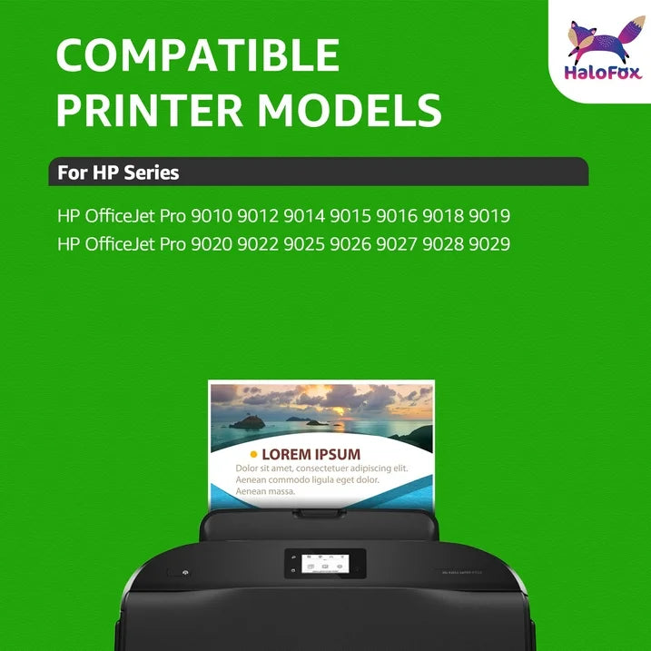 962XL Ink Cartridges Compatible with HP 962 XL OfficeJet Pro 9015 9025 9020 9010 9018 9012 9026 9019 9014 9027 (Black, Cyan, Magenta, Yellow) 4 Pack