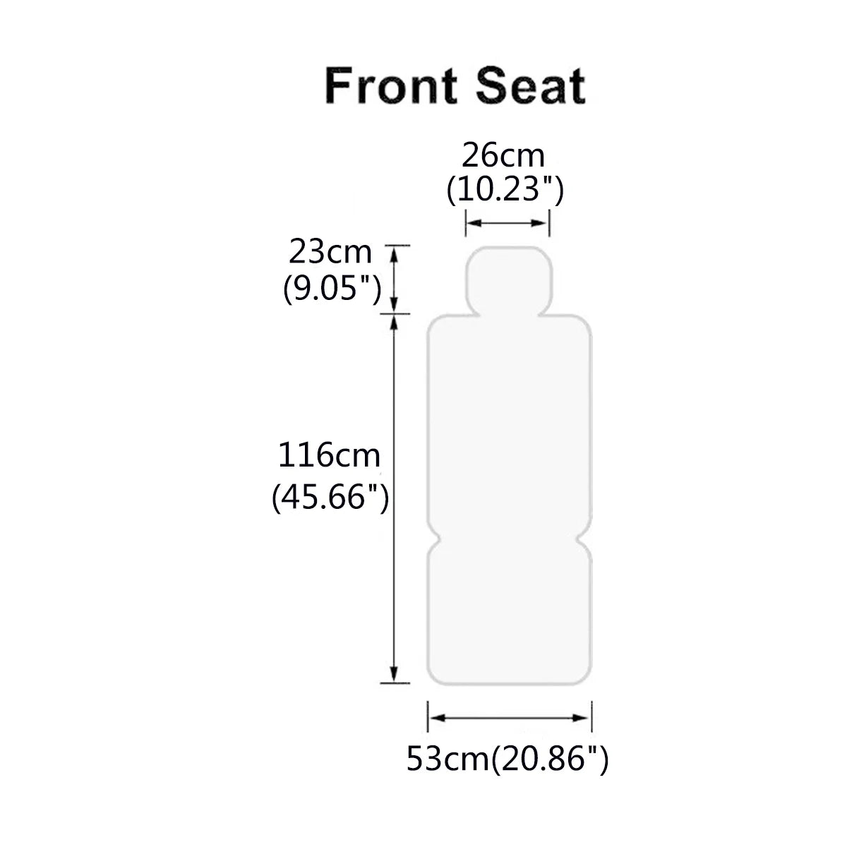 Audew 1 Piece Front Car Seat Cover PU Leather, Breathable and Soft Auto Seat Protector Universal Fit for Sedan SUV Pickup Van