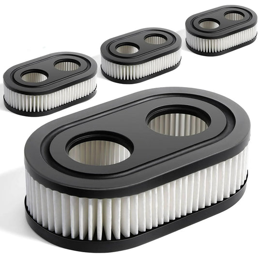 593260 Air Filter for Briggs  Stratton 798452 798339 5432 5432k, 550ex 675exi 725exi Series Engines Model and More, Lawn Mower Air Filter Parts for Troy Bilt TB110 TB200 TB230 Lawnmower, 4 Pack