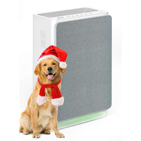 Air Purifiers for Home Large Room Up to 2160 ft², VEWIOR H14 True HEPA Air Purifier with Powerful 5-Stage Filtration, Night Light, Auto Mode, Timer, Upgrade Air Cleaner for Wildfire Pet Smoke Dust