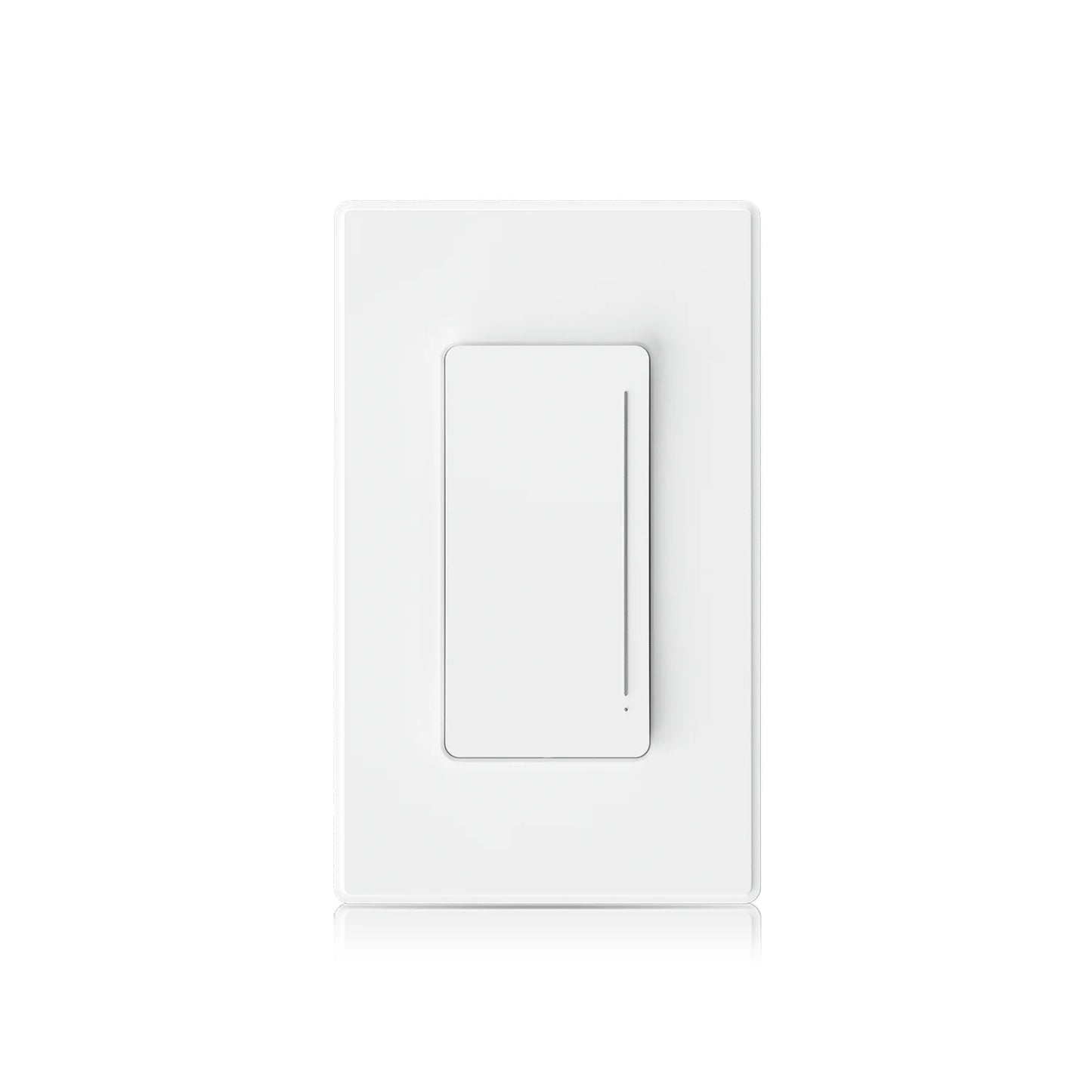 ELEGRP Smart Dimmer Light Switch Single Pole, 2.4GHz Wi-Fi Touch Dimmer Compatible with Alexa and Google Assistant, Neutral Wire Required, No Hub Required, UL and FCC Listed, White 1 PC