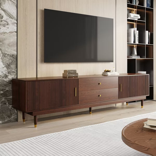 JVNOXK-Medieval Modern TV Stand Entertainment Center with Storage Drawers, Living Room Bedroom Media Cabinet