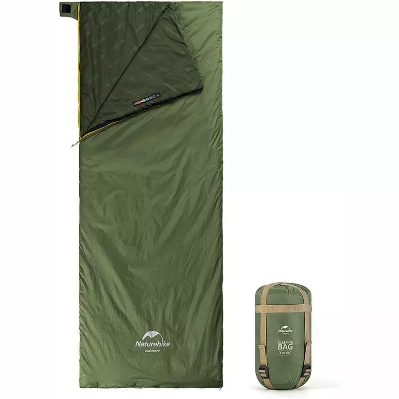 Naturehike Envelope Cotton Sleeping Bag for Adults and Kids 3-4 Season Lightweight Waterproof Camping Sleeping Equipment