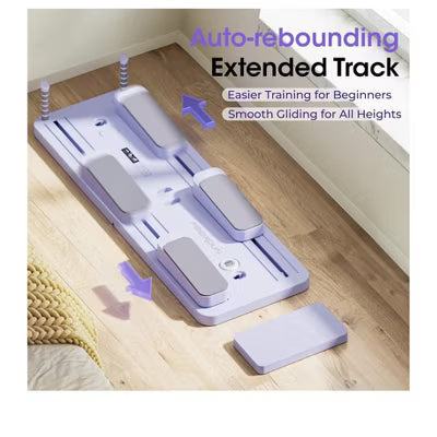 FEIERDUN Pilates Reformer, Foldable Pilates Board for Full Body Workout, Portable Pilates Equipment for Core Strength and Pilates Training