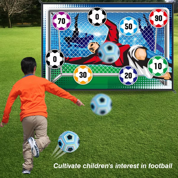 TITQWOP Sticky Soccer Games Set for Kids – Indoor/Outdoor Mini Goal with Adhesive Balls | No Inflation Needed | Fun Backyard & Birthday Gift