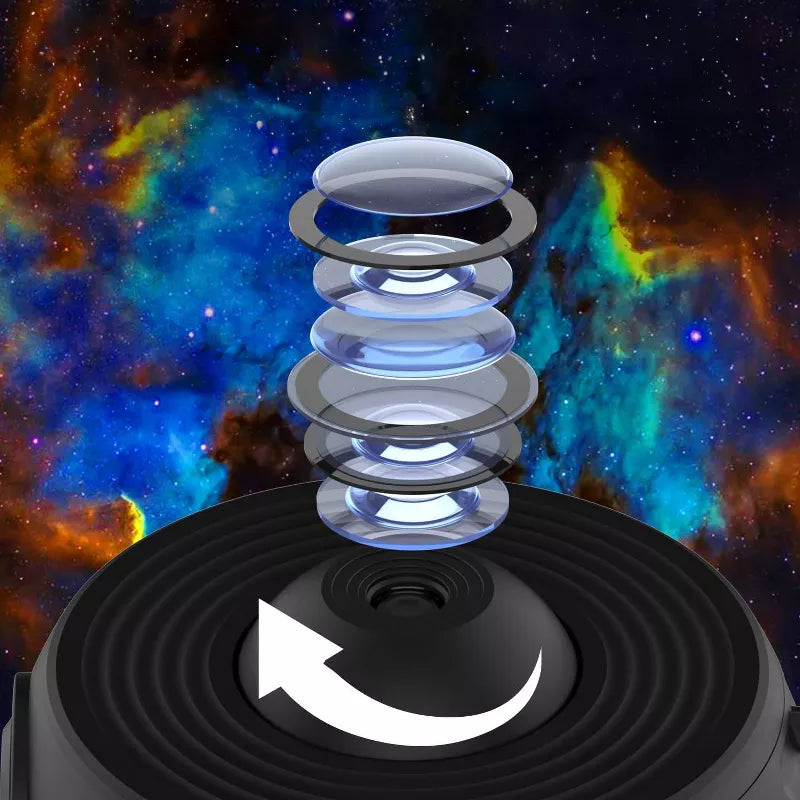 Rossetta 4K Star Projector and Planetarium Black