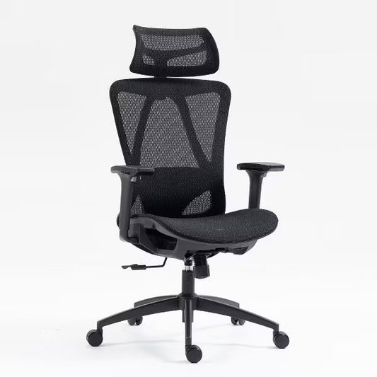 High Back Breathable Mesh Office Chair with 3D Adjustable Armrests - Adjustable Office Chair with Comfort and Stability Black