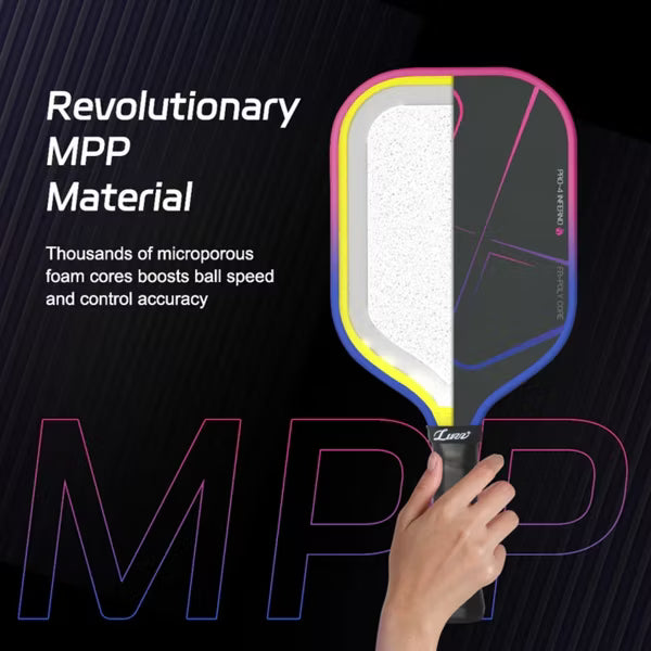 Luzz Pro 4 Pickleball Paddle T700 Carbon Fiber Large Sweet Spot & Durable Core for Professional Players