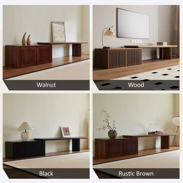 JVNOXK-(Expandable for 78.7- to 110-inch TVs) Modern TV Stand Entertainment Center with Storage Space Minimalist TV Stand for Living Room/Bedroom