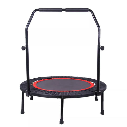 VisioGear Trampoline, 40" Mini Kids Trampoline, Indoor Outdoor Toddler Bouncer, Black, 39.37*39.37*45.28