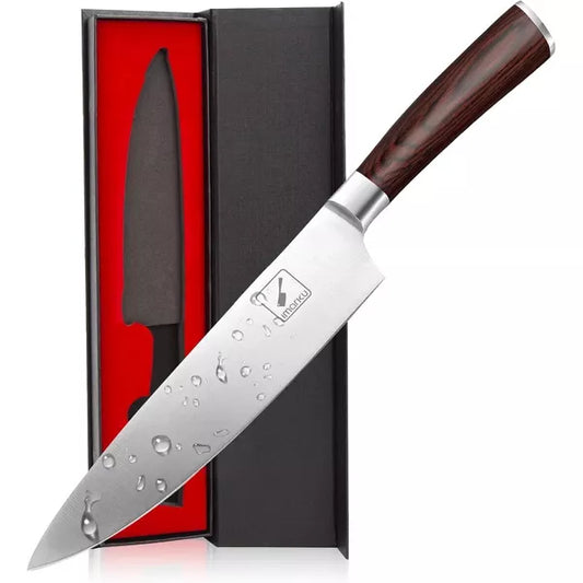 imarku Chef Knife - Pro Kitchen Knife 8 Inch Chef's Knives Japanese SUS440A Stainless Steel Sharp Paring Knife with Ergonomic Handle