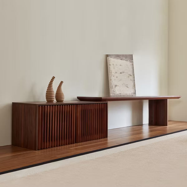 JVNOXK-(Expandable for 78.7- to 110-inch TVs) Modern TV Stand Entertainment Center with Storage Space Minimalist TV Stand for Living Room/Bedroom