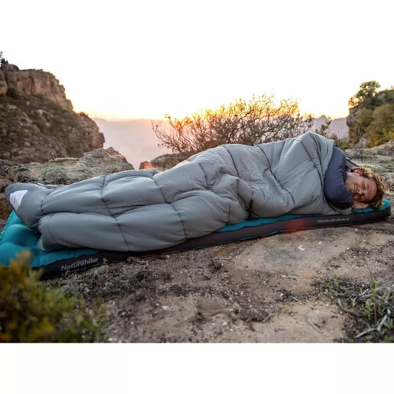 Naturehike Sleeping Bag for Adults with Hood, Hollow Cotton Sleeping Bag, Waterproof Spliceable Sleeping Bags for Camping, Hiking, Traveling- Left