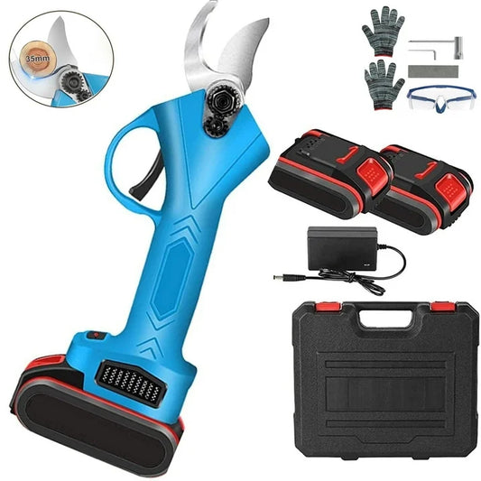 Susuzi Electric Pruning Shears 1.4 inch Cutting Diameter Cordless Electric Pruning with Rechargeable 4 Ah Lithium Battery