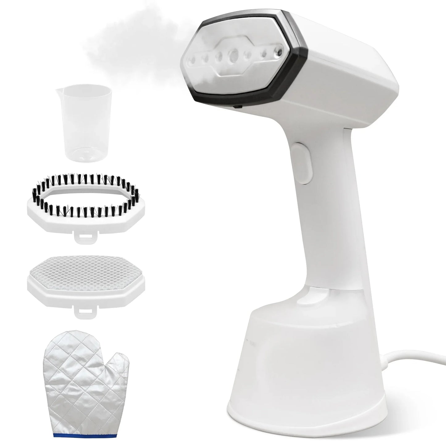 Reichtum Steamer for Clothes, Handheld Clothes Steamer,15S Fast Heat up, Upgraded Large Detachable Water Tank, Lightweight Portable Steamer for Home, Office and Travel