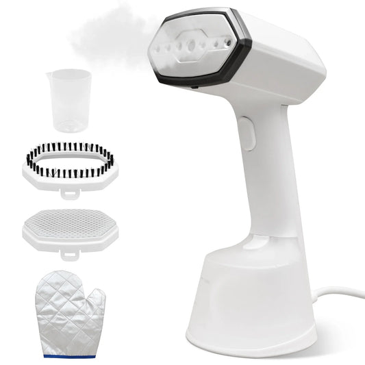 Reichtum Steamer for Clothes, Handheld Clothes Steamer,15S Fast Heat up, Upgraded Large Detachable Water Tank, Lightweight Portable Steamer for Home, Office and Travel