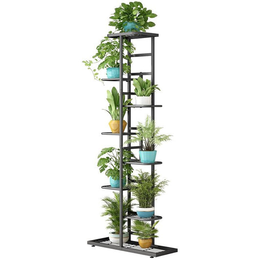 SUSUZI Metal Plant Stand Multiple Flower Pot Holder Shelf Indoor Outdoor Planter Display Shelving Unit for Patio Garden Corner Balcony Living Room