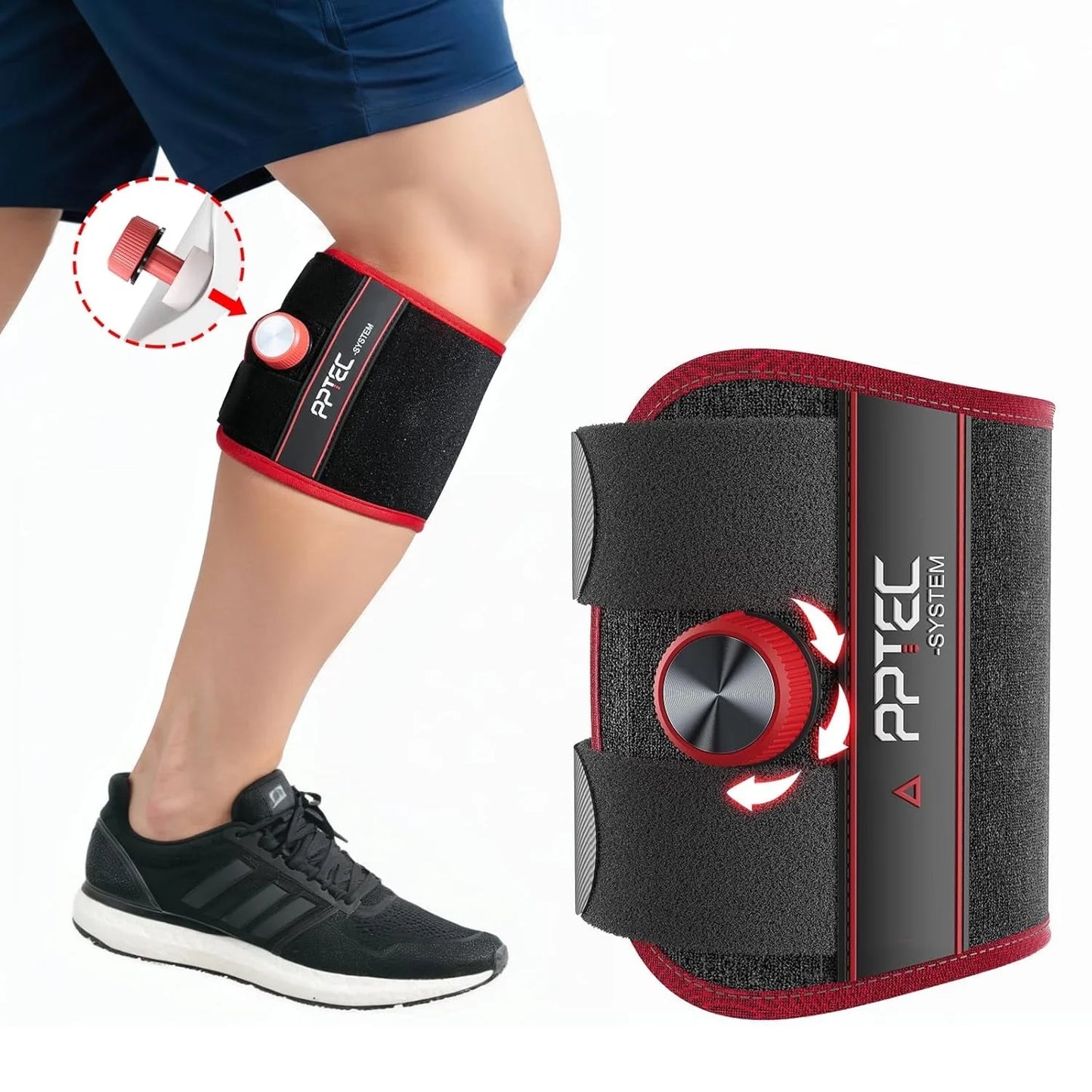 Sciatica Pain Relief Devices 2025 New Sciatica Pain Relief Brace with Adjustable Knob and 2 Versions Pressure Pad for Sciatica Nerve, Lower Back  Hip Pain Relief,Knee Brace for Men Women